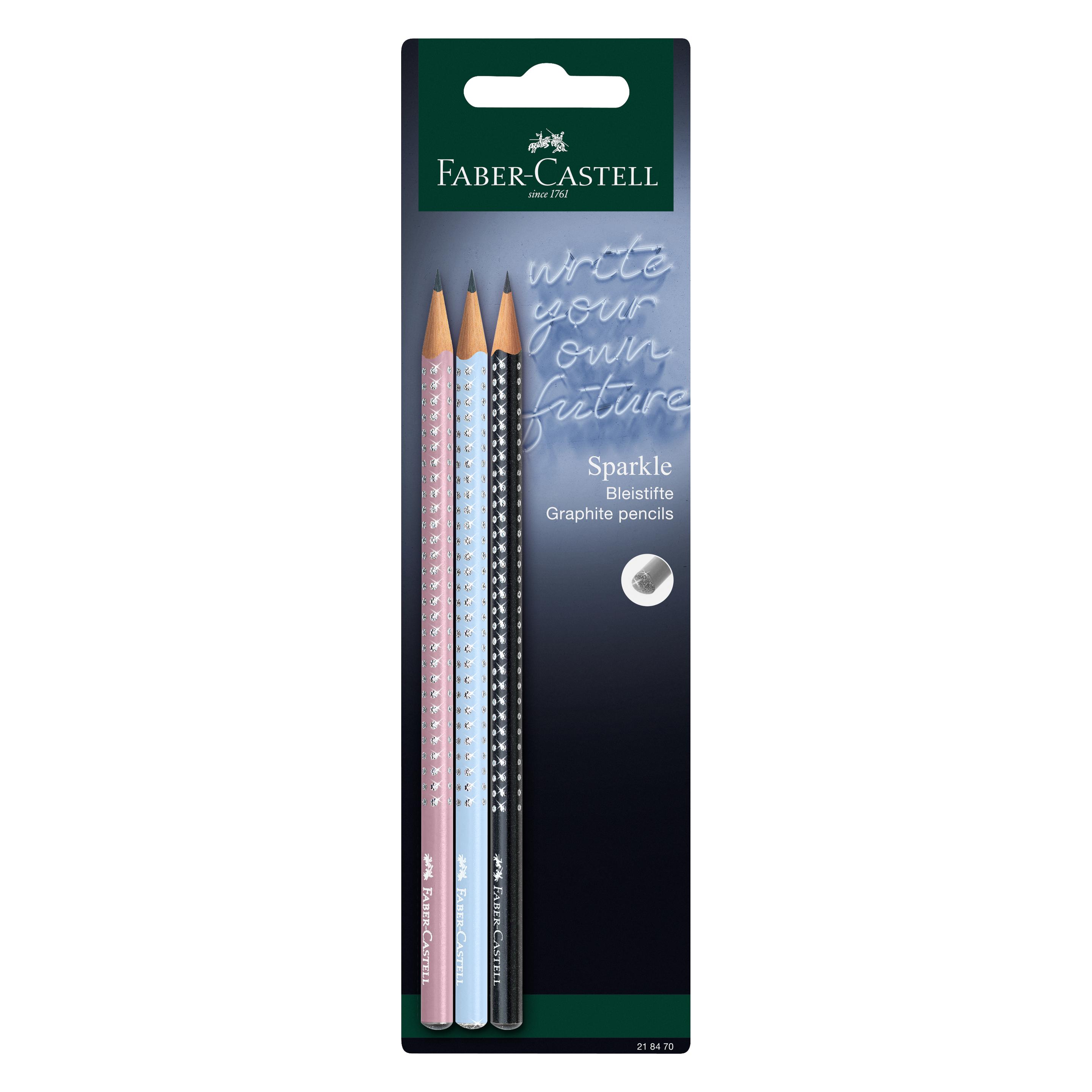 Faber-Castell Sparkle New Harmony Bleistiftset (B, 3x) (218470)