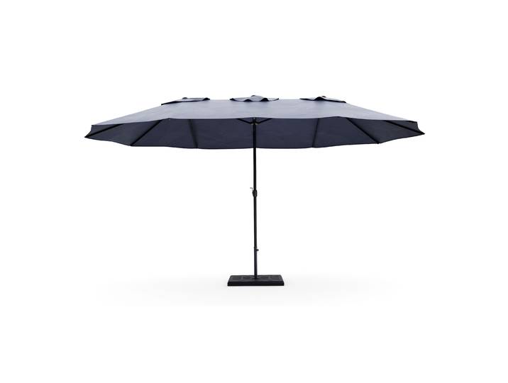 Doppel-Sonnenschirm SOLI 460 x 270 cm blau