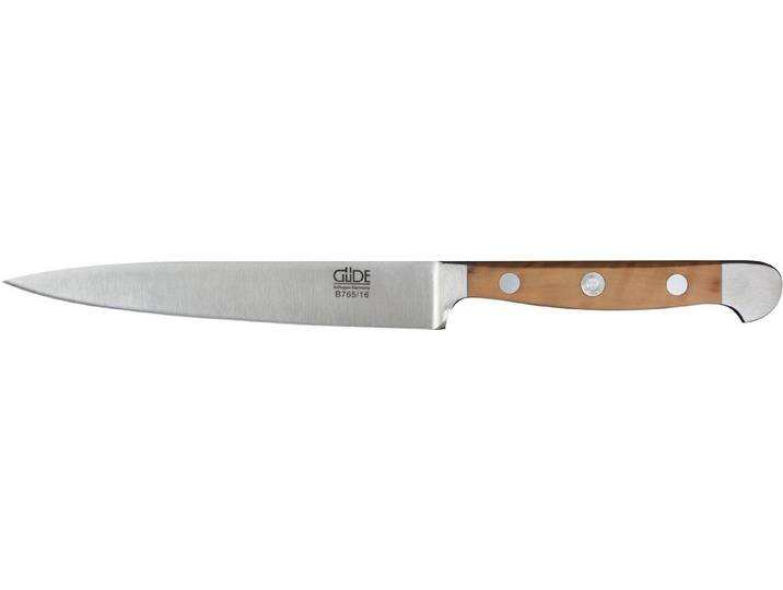 Güde Messer Solingen Zubereitungsmesser Güde Alpha Zubereitungsmesser 16cm, Birnenholz – Solingen Küchenmesser