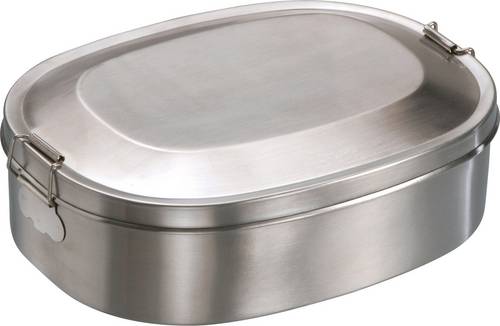MATO interpräsent Break Brotzeitdose 0.75l Edelstahl Silber 4175