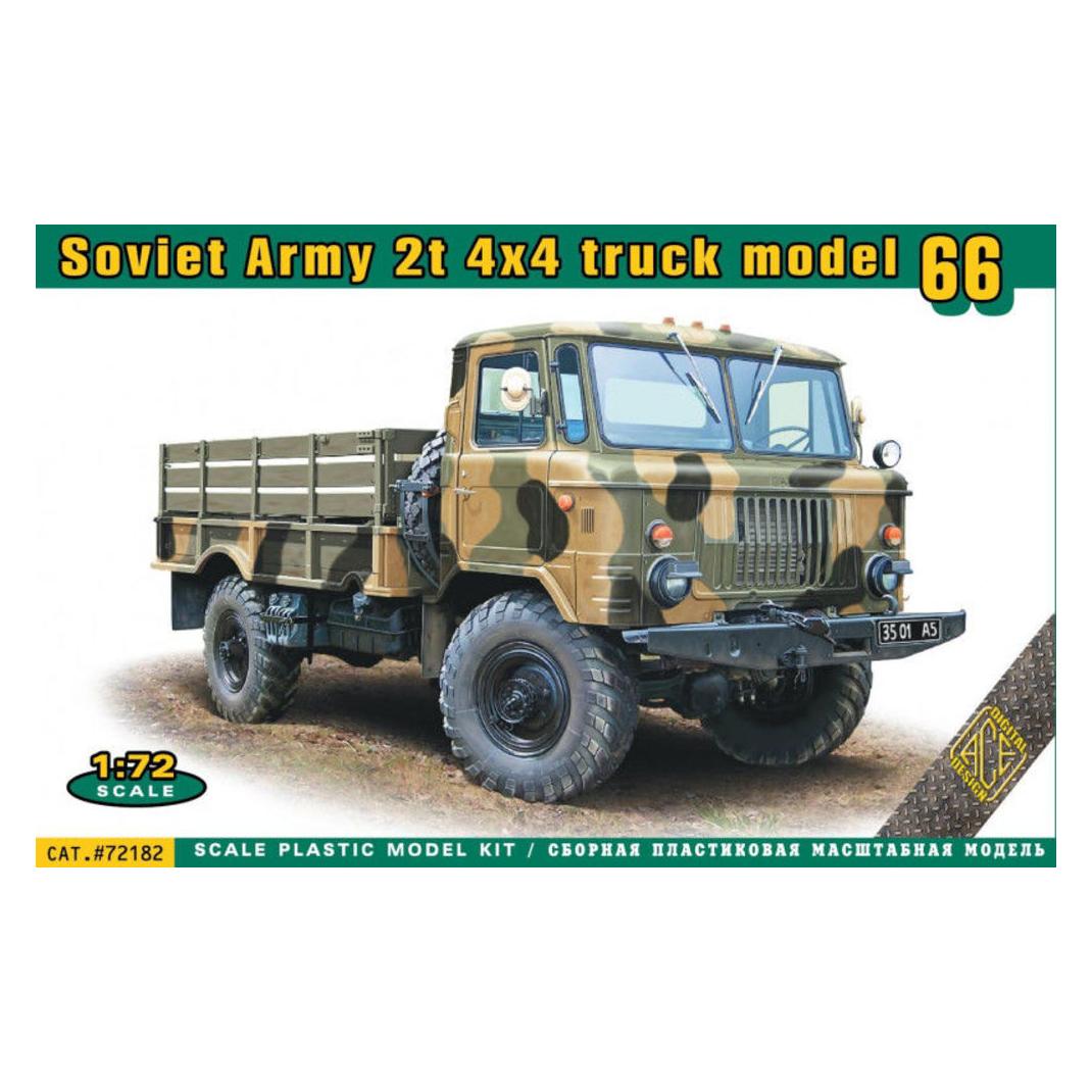 Ace Soviet Army 2t 4x4 truck model 66 (ACE72182)