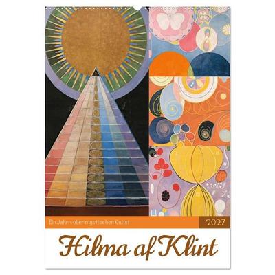 Hilma af Klint - Ein Jahr voller mystischer Kunst (Wandkalender 2027 DIN A2 hoch), CALVENDO Monatskalender