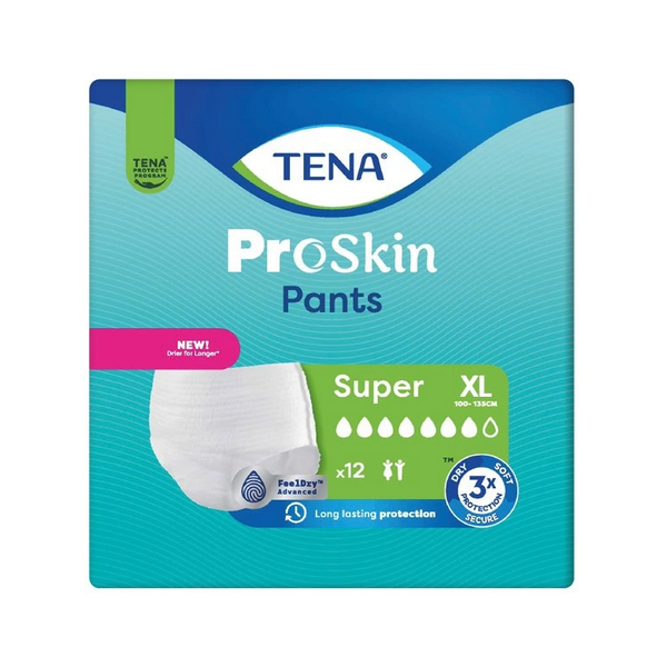 Tena Proskin Pants Super XL - 4 paquets de 12 protections