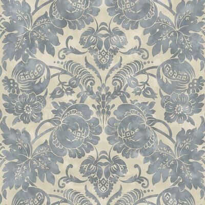 Martha Stewart Florentine Tarn Wallpaper