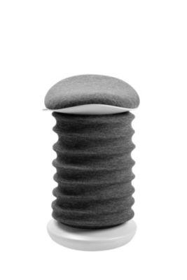 Topstar Hocker SITNESS 4D, ergonomisch, aktives Sitzen, gepolsterter Sattelsitz, höhenverstellbar, um 360° drehbar, Tragegriff, papyrusweiß/schwarz