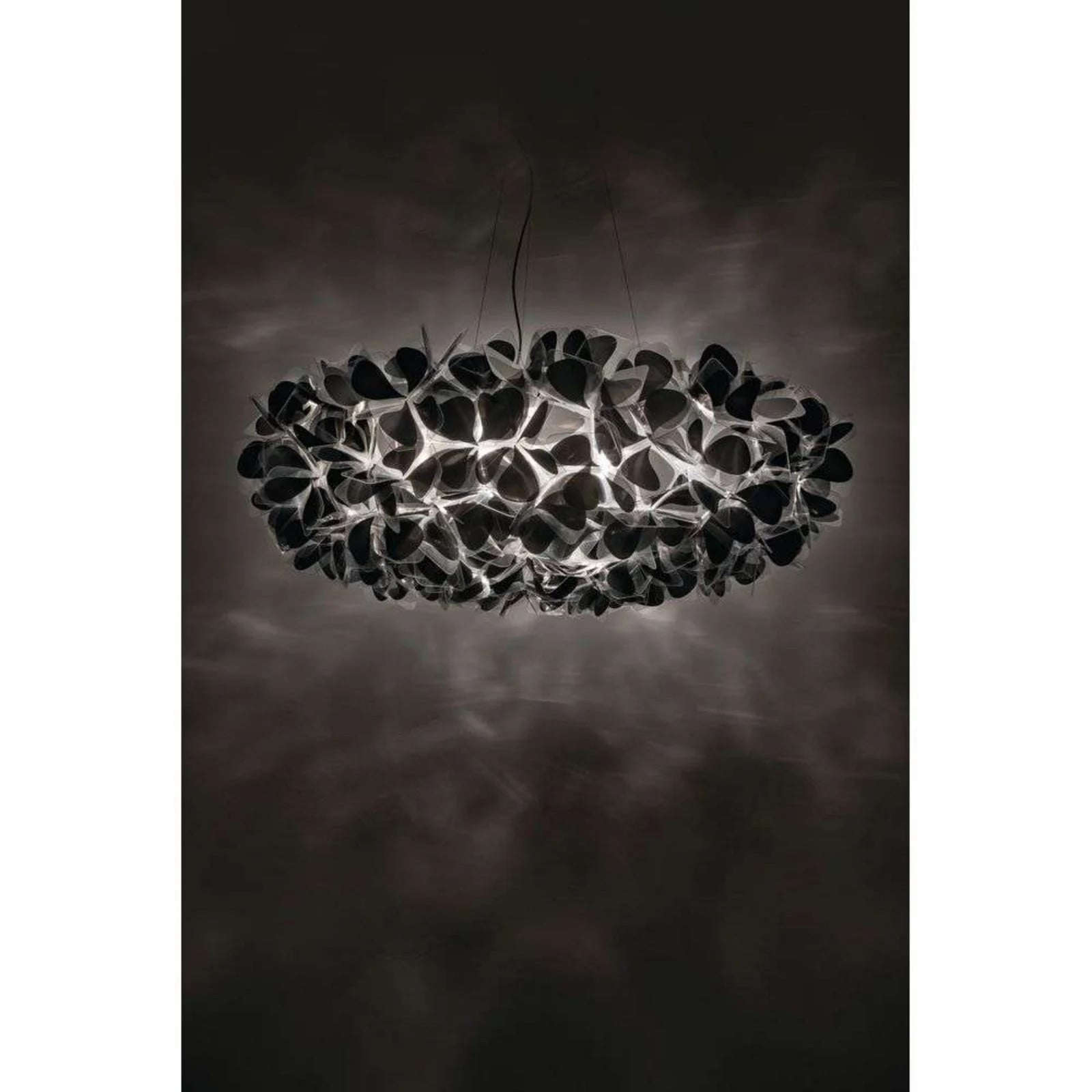 Slamp Clizia 130 Hanglamp Mama Non Mama Black/Black van Kunststof