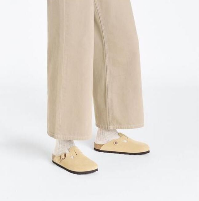 Zueco Birkenstock Boston Vl  Mujer Beige 41