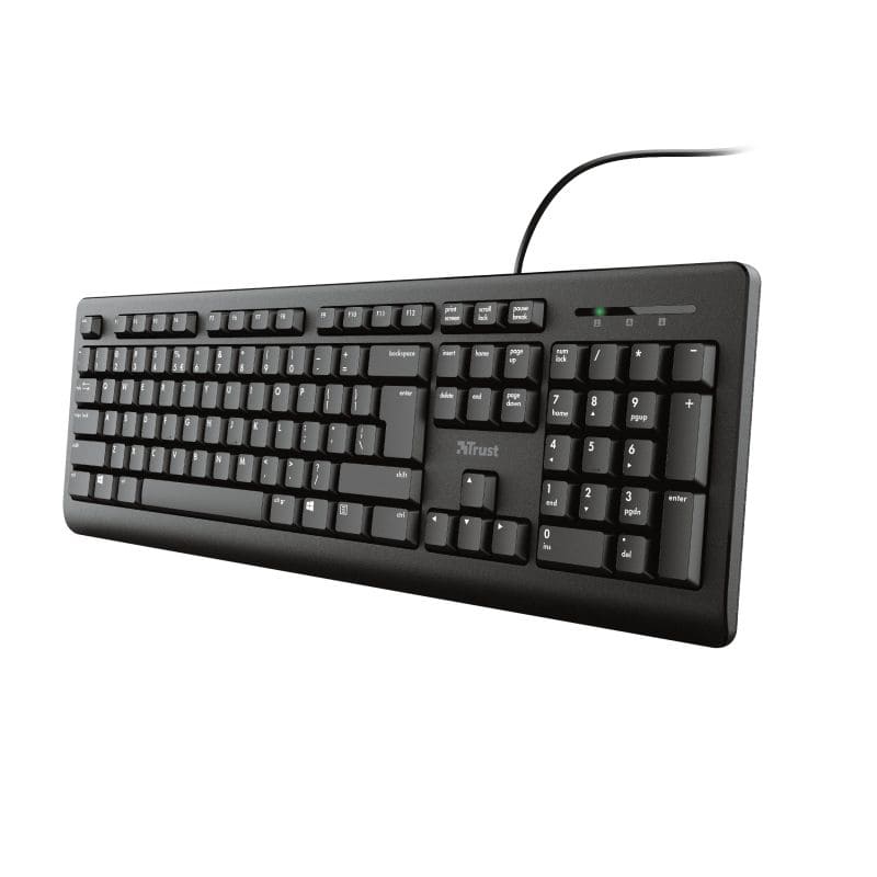 Trust Universal Tastatur USB Primo (Schwarz) 23884