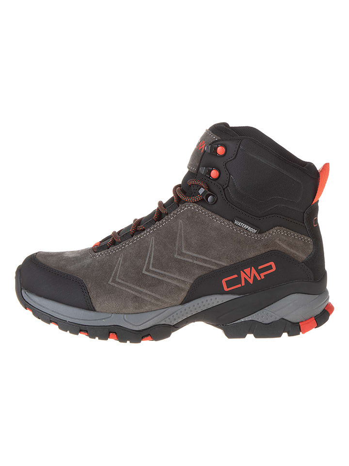 cmp Leder-Trekkingboots "Melnick Mid" in Anthrazit/ Grau - 42