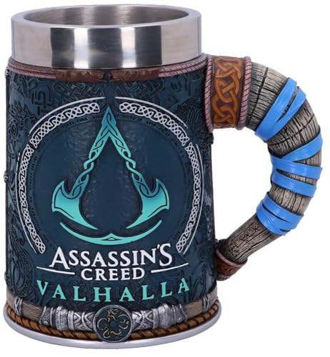 Nemesis Now Assassin's Creed Valhalla Viking Game Tankard, meerkleurig, 300 ml