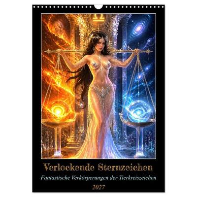 Verlockende Sternzeichen (Wandkalender 2027 DIN A3 hoch), CALVENDO Monatskalender