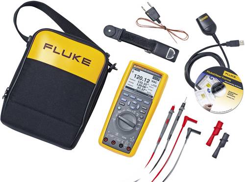 Fluke 289/FVF/EUR Hand-Multimeter digital Grafik-Display, Datenlogger, LoZ CAT III 1000 V, CAT IV 600V Anzeige (Counts): 50000