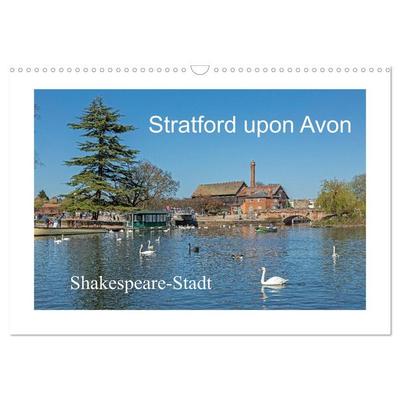 Stratford upon Avon - Shakespeare-Stadt (Wandkalender 2026 DIN A3 quer), CALVENDO Monatskalender