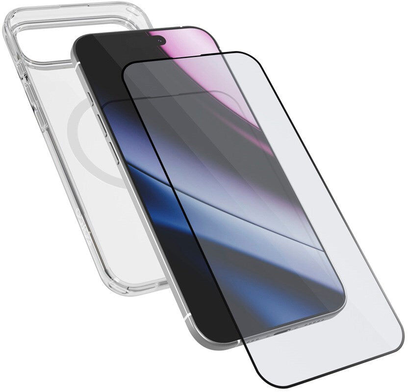 iPhone Air Epico Beskyttelsessæt - MagSafe Bagsidecover & Skærmbeskyttelse - Gennemsigtig