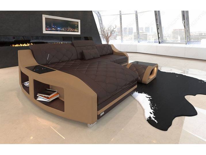 Ecksofa Swing Eleganz L-Form in Leder