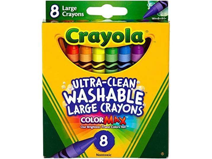 Crayola 52-3280 Grote Crayola Wasbare kleurpotloden 8 Pack
