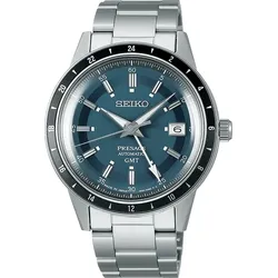 Seiko Presage Automatik GMT Style60s" SSK009J1 Sonderangebot" - blau,silber - 40,75mm