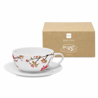 Fiori Rossi Bone China T-Mug, Kaffeetasse, Becher, Tasse, Bone China, 350 ml, 163702532