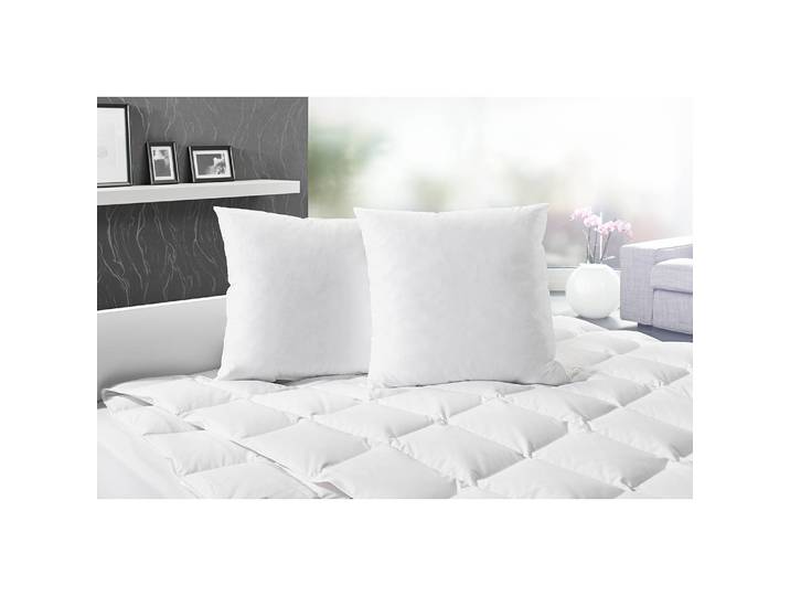 Coussin sans housse Nox Blanc 50 x 50 cm Housse de coussin : 100 % coton Rembourrage : 100 % duvet 100% plumes