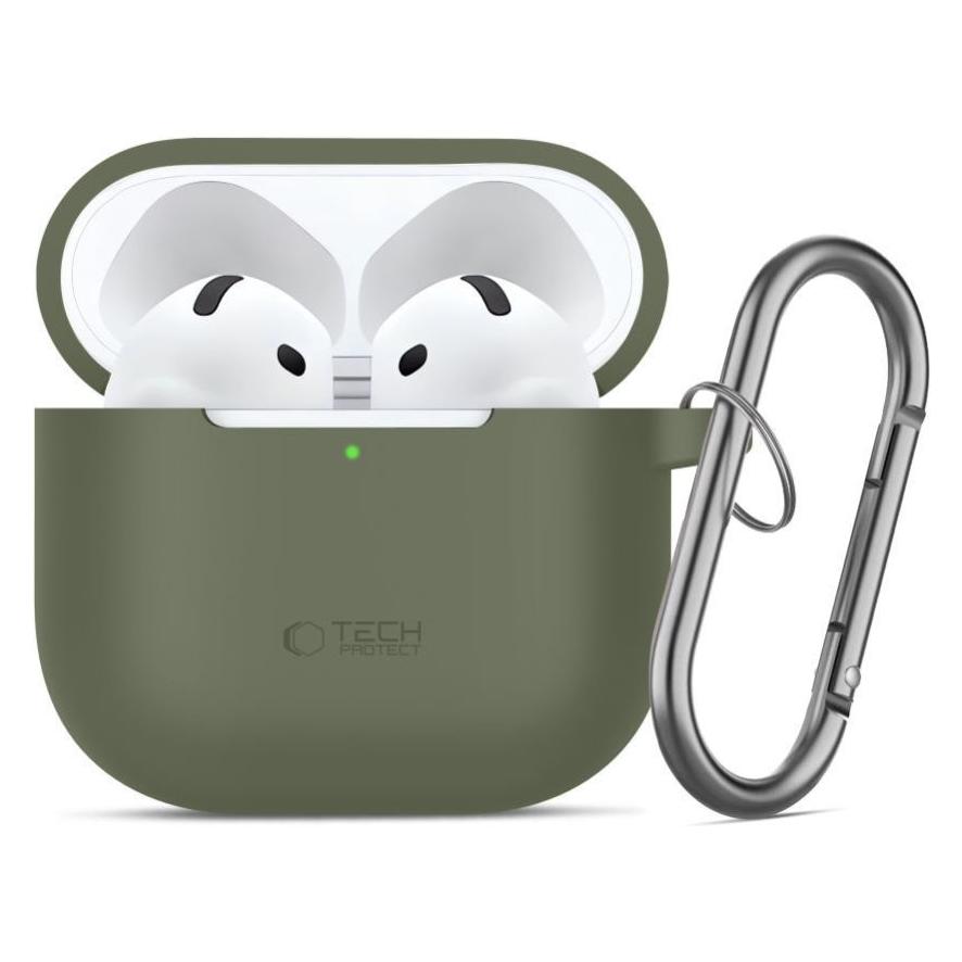Tech-Protect Silicone Hook Case for AirPods 4 (Ladecase Hülle) (26521-0)
