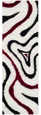 SAFAVIEH Miami Shag Berlinde Abstract Rug