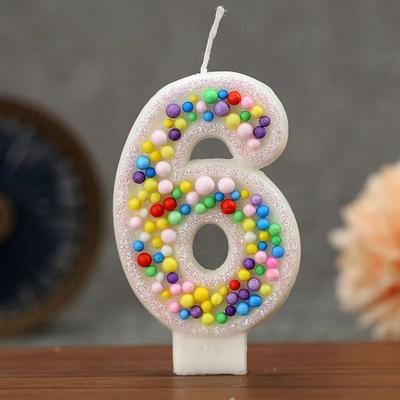 Uplift Picks Colorful Ball Number Birthday Candle For Fun Personalized Cake Celebrations Decor 6