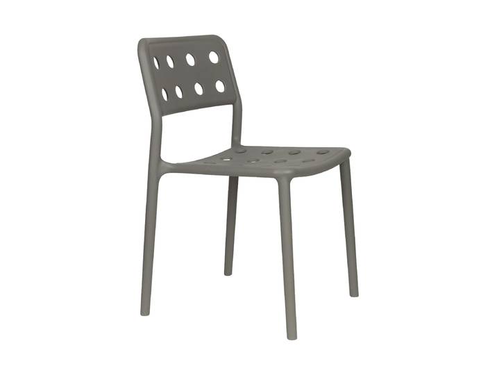 Stapelbarer Design Gartenstuhl „Serra“ Grau Zuiver