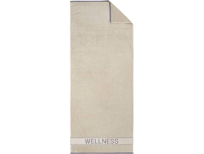 Saunatuch DYCKHOFF Wellness , beige (sand), B:80cm L:200cm, Frottier, Baumwolle, Handtücher, Saunatuch