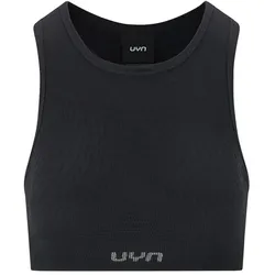 Uyn Damen Sport-BH Running Kymra Schwarz, atmungsaktiver Running Sport-BH mit stabilem Halt - schwarz / 36