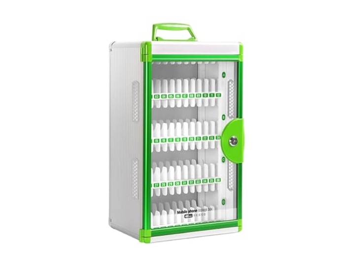 Fieuaah Telefon Aufbewahrungsschrank, Green 48 BIT Sicherer Schließmechanismus für gemeinsam genutzte Räume, Klassenzimmerarbeitsplätze, Büroorganisation mit mehreren