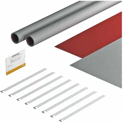 OBO Bettermann, Leitungsführung, OBOBandagensetFSBK32fürPhotovolt.grau/rot (55 cm)