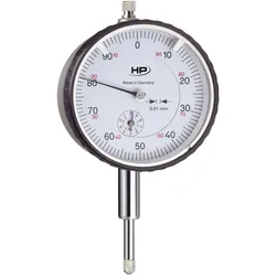 Helios Preisser, Messuhr + Messschraube, Messuhr 10 mm 0701103 Ablesung
