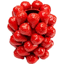 KARE DESIGN Vase Strawberries 25 cm Porzellan Rot