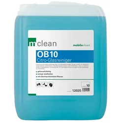 CleanClub OB10 Citro-Glasreiniger – 10 L Kanister