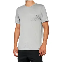 100%, Unisex, Sportshirt, Mission Athletic T-Shirt - Heather Grey (S), Grau