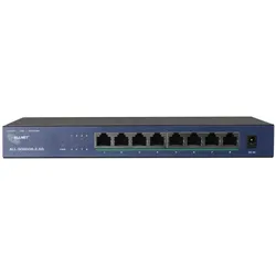 Allnet Switch unmanaged 8 Port 2.5GBit - 8x LAN - Lüfterlos - "ALL-SG8008-2.5G" (8 Ports), Netzwerk Switch, Grau