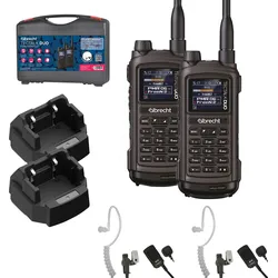 ALBRECHT TT DSK2 - Funkgeräte, Tectalk Duo, PMR446 + Freenet, Schwarz