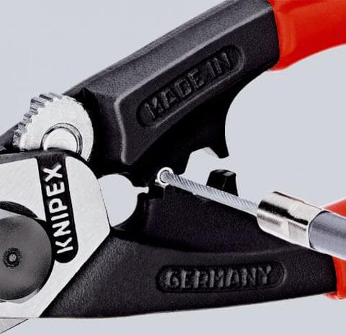 Coupe câbles en acier forgé 190 mm KNIPEX 95 61 190