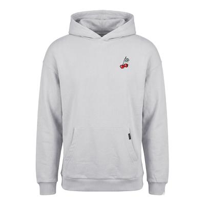 Rundhalspullover KLEINIGKEIT "Kleinigkeit Big Worm Hoodie Boys", Herren, Gr. S, salt grau, 100% Baumwolle, mehrfarbig, normal, ohne Ausschnitt, Pullover Rundhalspullover