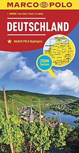 Collectif - MARCO POLO Länderkarte Deutschland 1:800 000: Wegenkaart 1:800 000 (MARCO POLO Länderkarten) - Preis vom 11.10.2026 15:43:13 h
