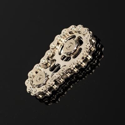 Modern Mode Marketplace Silent Stainless Steel Bike Chain Fidget Spinner For Stress Relief And Focus e