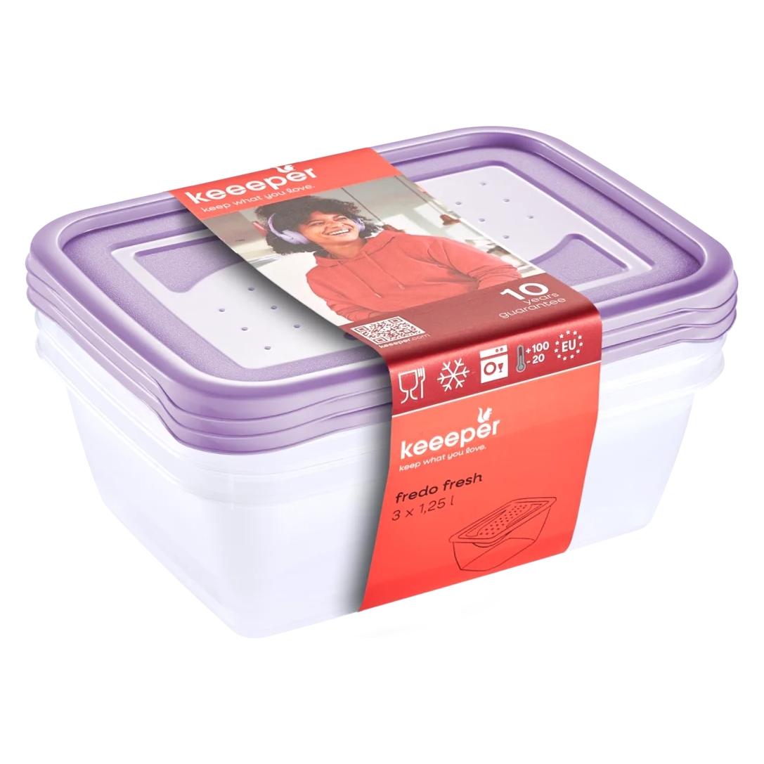 keeeper keeeper Fredo fresh 1.25 l, Violett/Transparent, Produkttyp (1.25 l) (3067552500000)