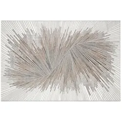 Webteppich   ¦ grau ¦ Synthetische Fasern ¦ Maße (cm): B: 200