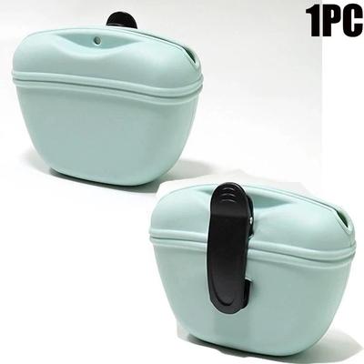 Uplifted Finds Pet Portable Dog Training Waist Bag Treat Snack Storage Pouch a5 green