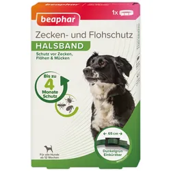 Beaphar - Zecken- und Flohschutz Halsband für Hunde - 65 cm