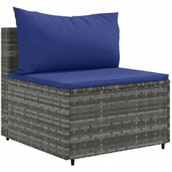 vidaXL, Gartenlounge, Gapenano (3x Eckteil + 3x Mittelteil + Tisch)