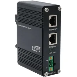 PoE++ Gigabit Injektor 95W DC Eingang +12V bis +48V