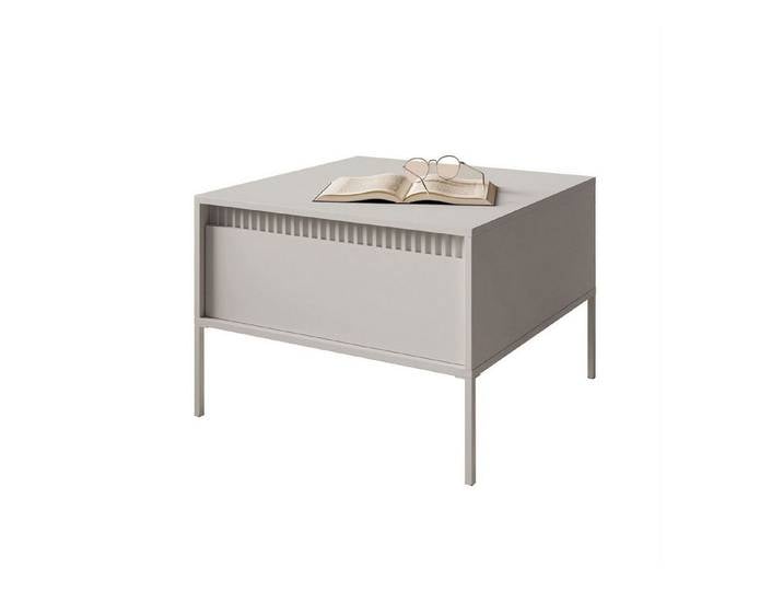 Lookway Couchtisch YASUMI mit Stauraum – praktische Schublade, 68x68x48,4 cm