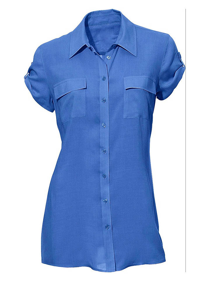 Heine Hemd in Blau - 46