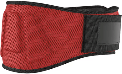 Inspire Picks Weight Lifting Belt, Gym Back Support, Lumbar Support Belt, Powerlifting Belt, Workout Waist Belt red xl